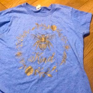 Blue “Bee Kind” Tee-Shirt